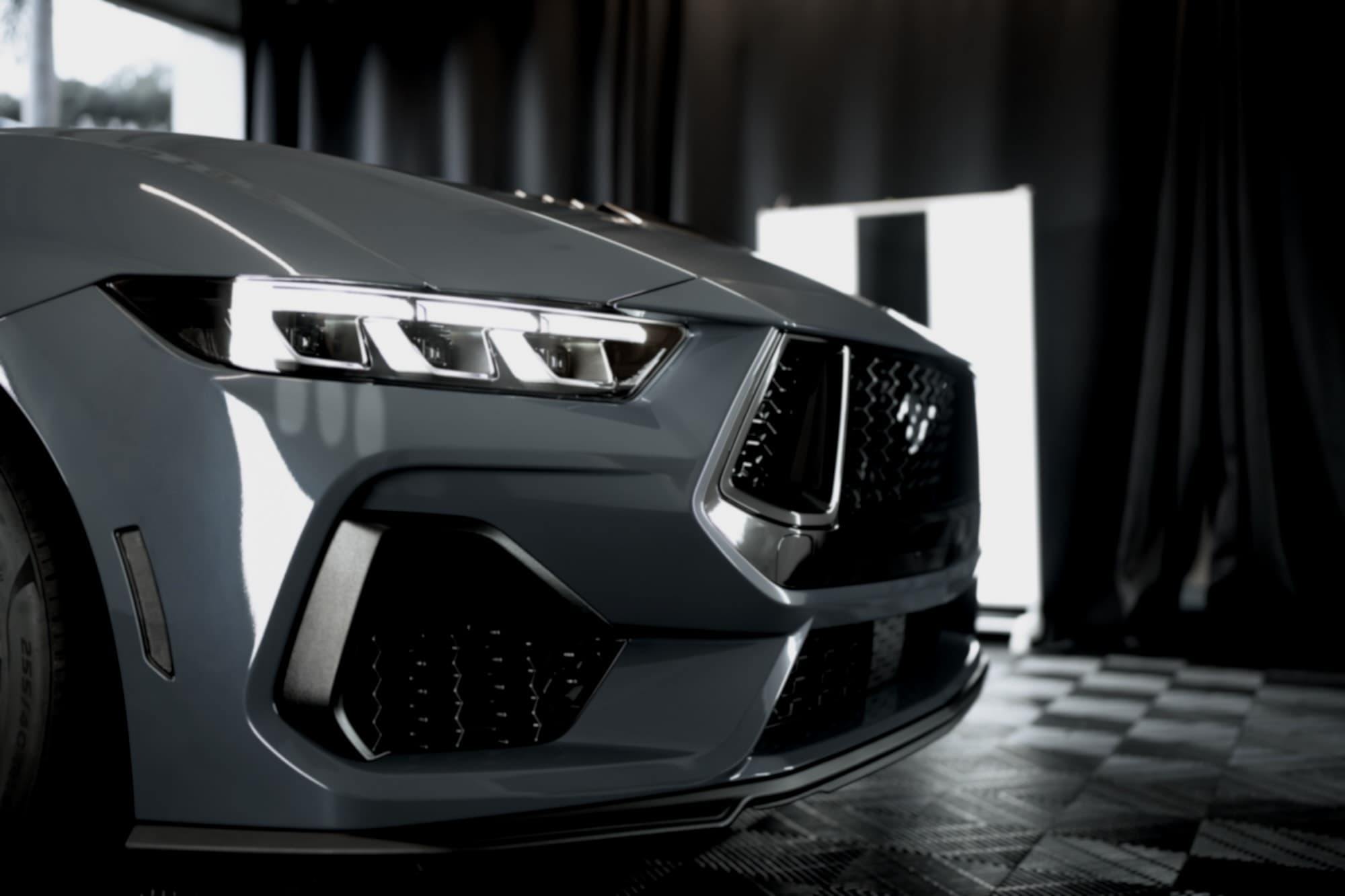 [Example] Before: front of the Mustang